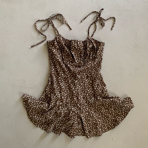 Pants - Floral mini romper